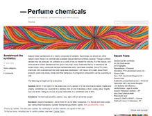 Tablet Screenshot of perfumechemicals.com